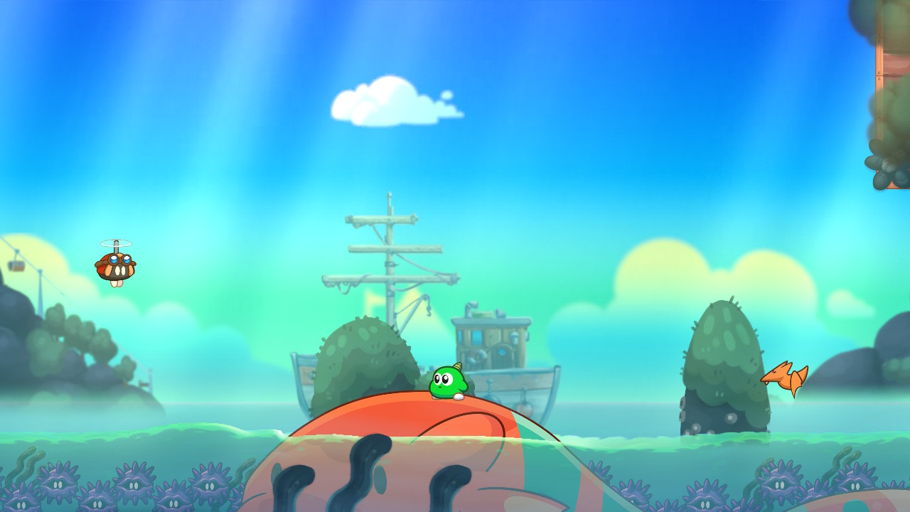 A screenshot from Gimmick! 2