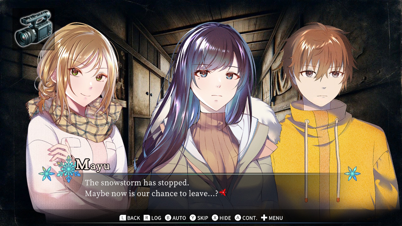 A screenshot from Scarlet Snowfall