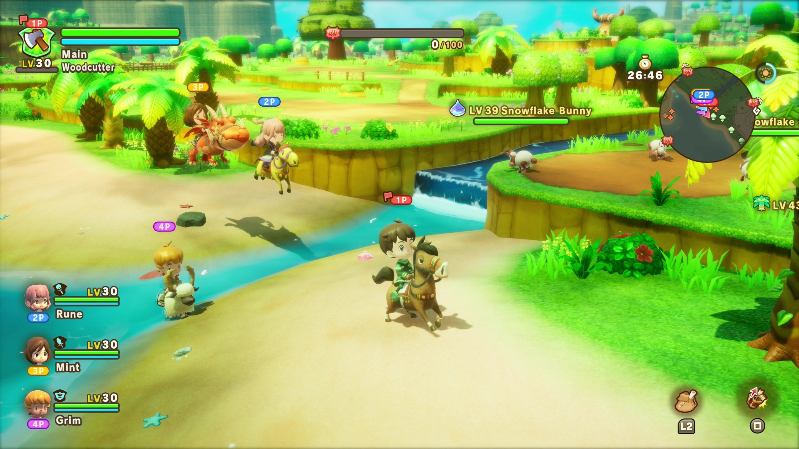 A screenshot from Fantasy Life i