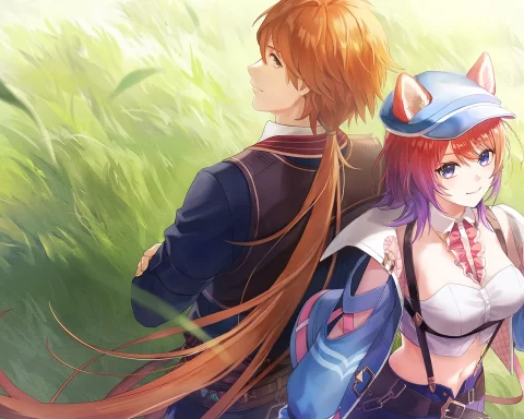 The key art for Atelier Resleriana: The Red Alchemist & the White Guardian.