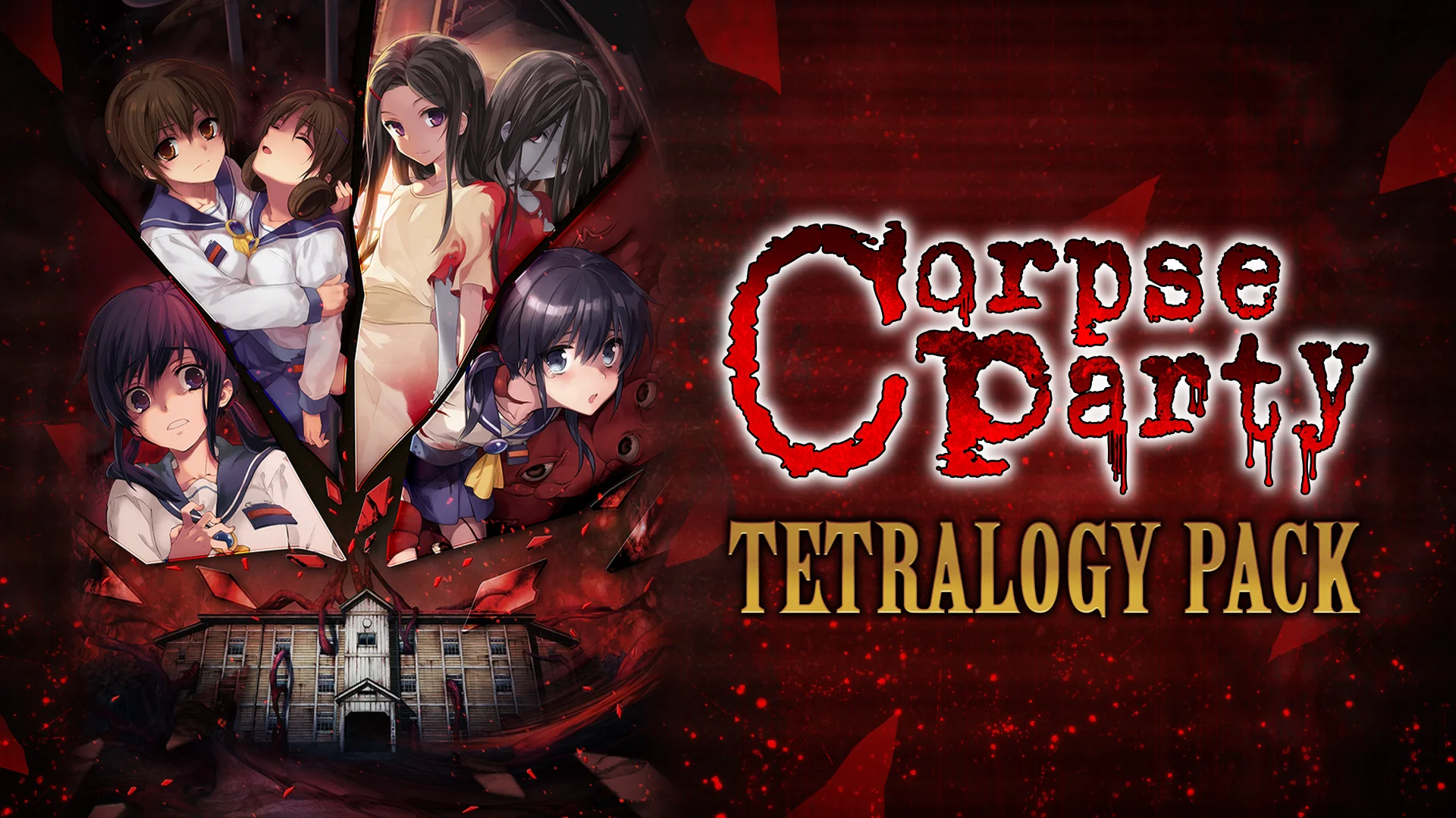 The key art for the the Corpse Party Tetralogy Pack.