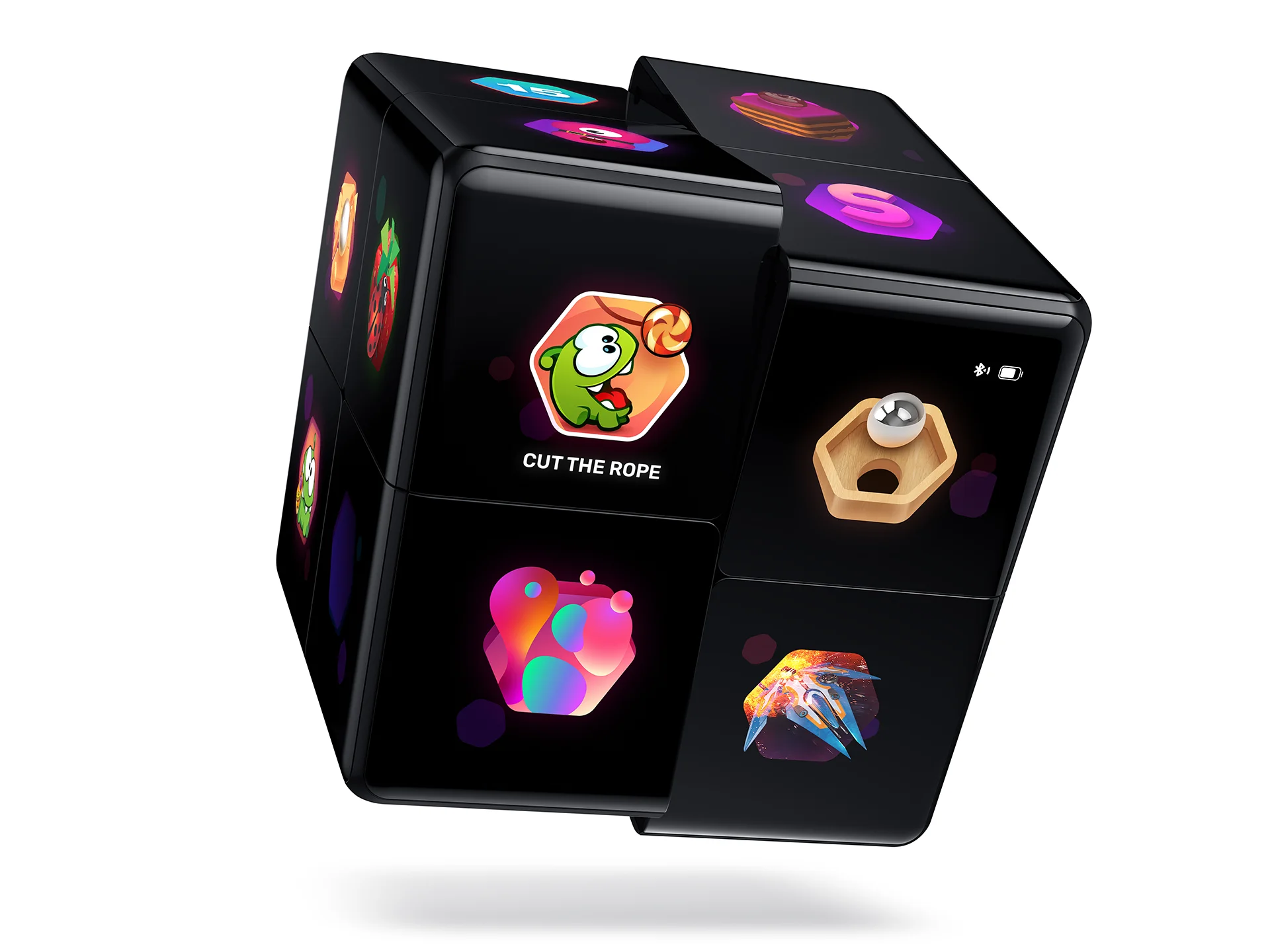 A rendering of Rubik's WOWCube..