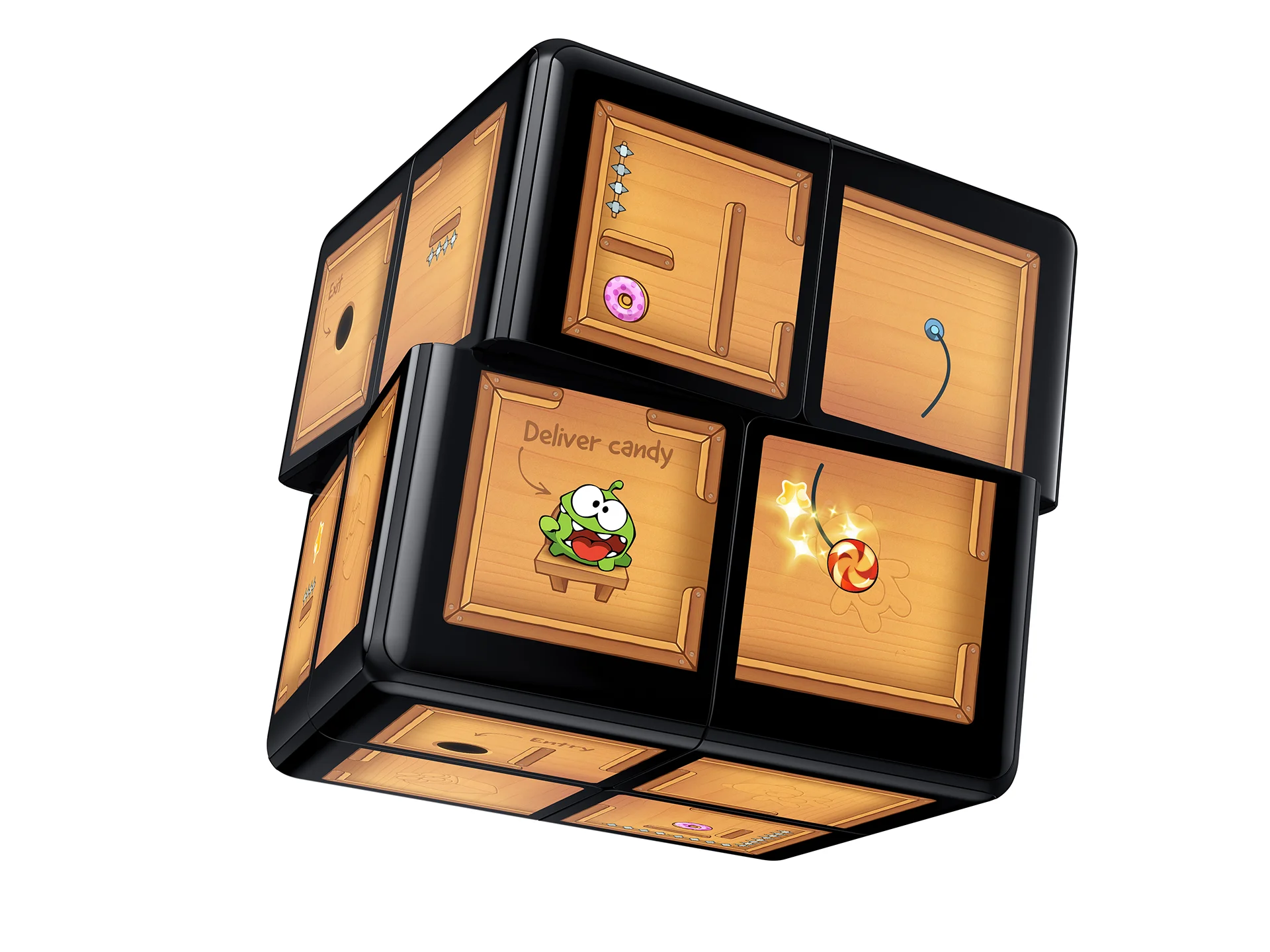 A rendering of Rubik's WOWCube..